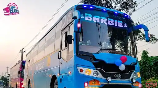 Barbie Travels Bus-Front Image