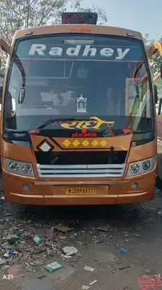 Radhey Travels Bus-Front Image