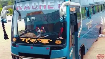 Radhey Travels Bus-Front Image