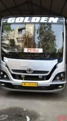 Golden Metrolink Bus-Front Image