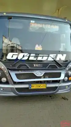 Golden Metrolink Bus-Front Image