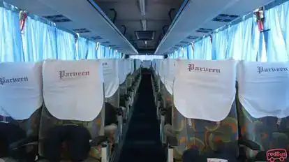 Parveen Travels Bus-Seats layout Image