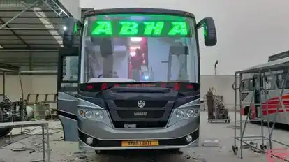 The Abha Travels Bus-Front Image