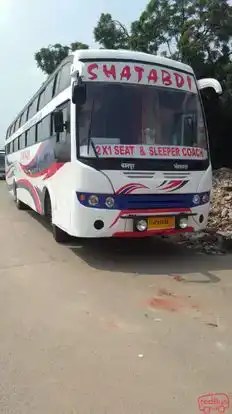 Shatabdi Travels And Cargo Bus-Front Image