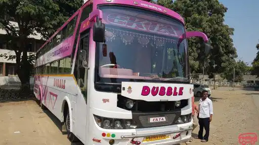 Five Star Travels Bus-Front Image