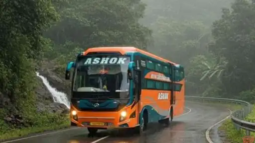 Ashok Bus Service Bus-Front Image