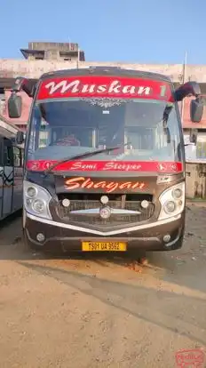 Muskan Travels Bus-Front Image