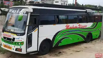 Muskan Travels Bus-Side Image