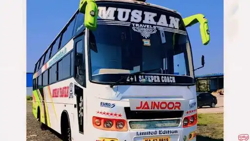 Muskan Travels Bus-Front Image