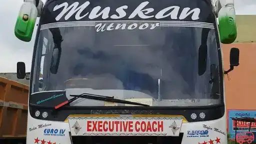 Muskan Travels Bus-Front Image