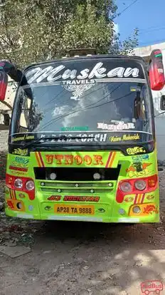 Muskan Travels Bus-Front Image