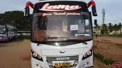 Lama  Travels Bus-Front Image