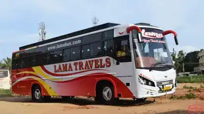 Lama  Travels Bus-Front Image