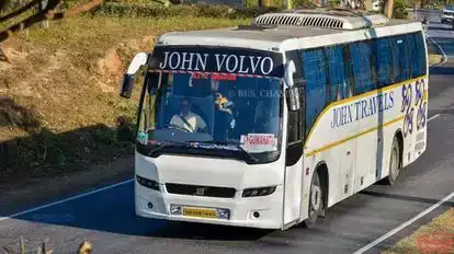 John Travels Bus-Front Image