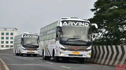 Arvind Travels Bus-Front Image