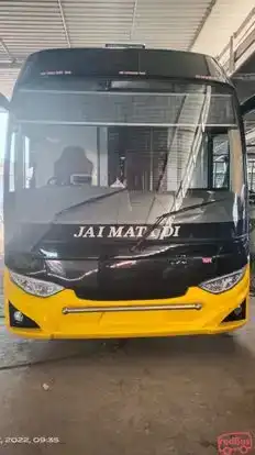 Pooja Travels. Bus-Front Image