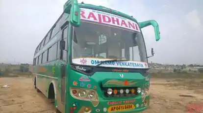 Rajdhani Travels Bus-Front Image