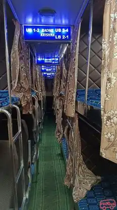 Radhe Krishna Travels Bus-Seats layout Image