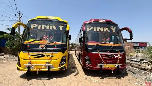 Pinky Gudiya Travels And Cargo Bus-Front Image