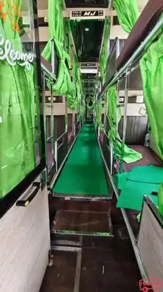 M J Travels Bus-Seats layout Image