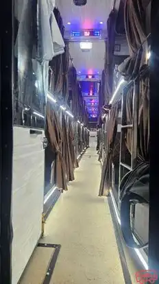 M J Travels Bus-Seats layout Image