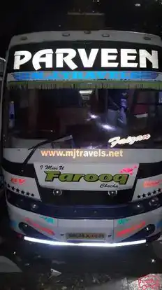 M J Travels Bus-Front Image
