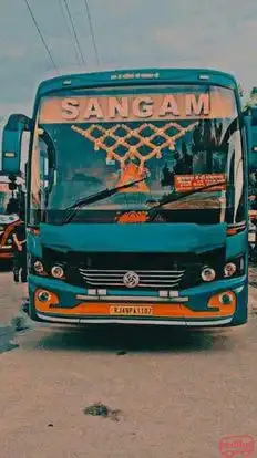 Sangam Travels Bus-Front Image