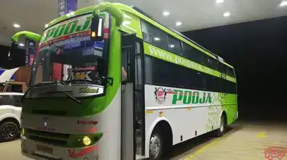New Pooja Travels Bus-Front Image