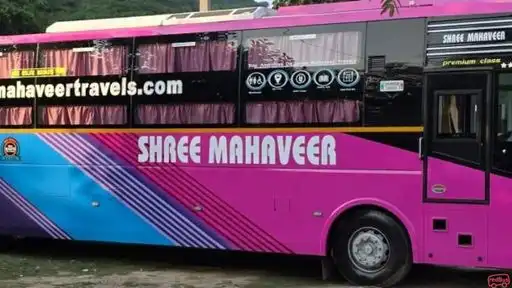 Shri mahavir tour and travels Bus-Front Image