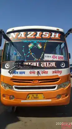Noori Brothers Trans. Co. Damoh Bus-Front Image
