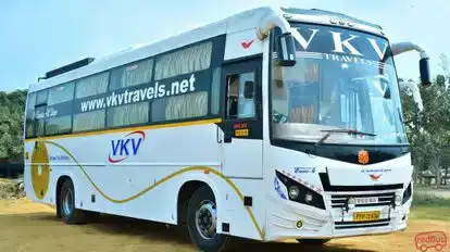 VKV Travels Bus-Front Image