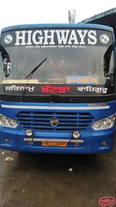 Patiala Bus Highways Service (P) Ltd Bus-Front Image