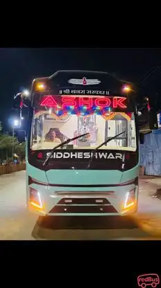 Ashok Travels and Tour Bus-Front Image