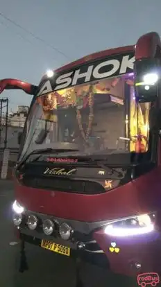 Ashok Travels and Tour Bus-Front Image