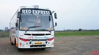 Red Express Travels Bus-Front Image