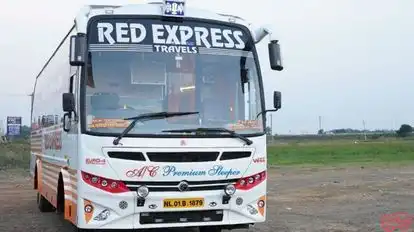 Red Express Travels Bus-Front Image