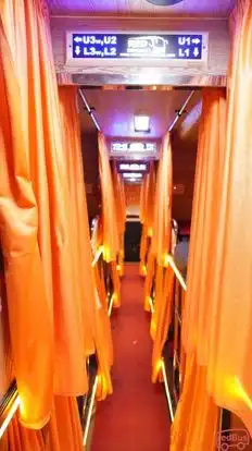 Red Express Travels Bus-Seats layout Image