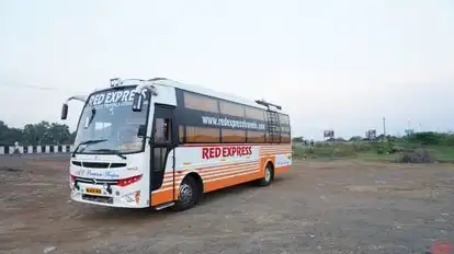 Red Express Travels Bus-Side Image