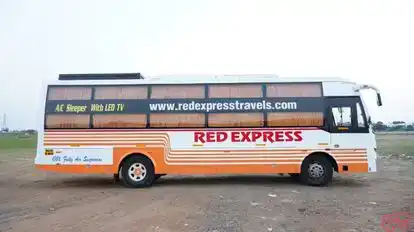 Red Express Travels Bus-Side Image