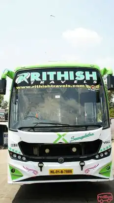 Rithish Travels Bus-Front Image