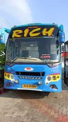 Rich Travels Bus-Front Image