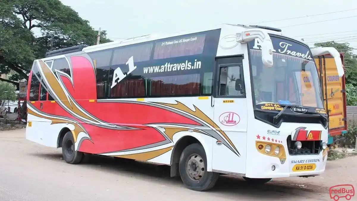 A1 Travels Bus-Front Image