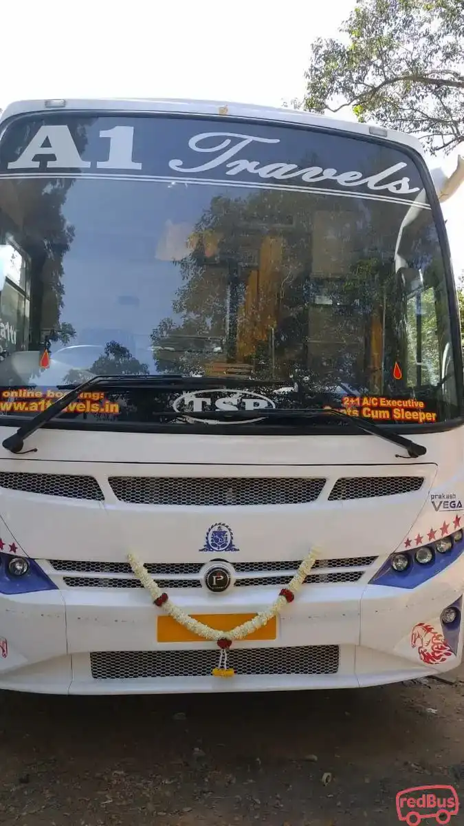 A1 Travels Bus-Front Image