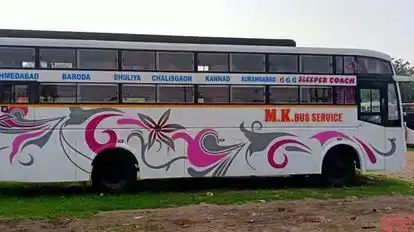 M K Travels Bus-Side Image