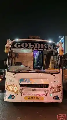 Golden     Travels Bus-Front Image