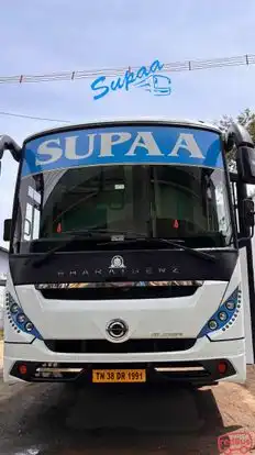 Supaa Travels Bus-Front Image