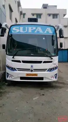 Supaa Travels Bus-Front Image