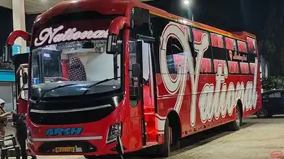 National Travels (Abd) Bus-Front Image