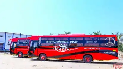 Raj’s Travels and Transports Bus-Side Image