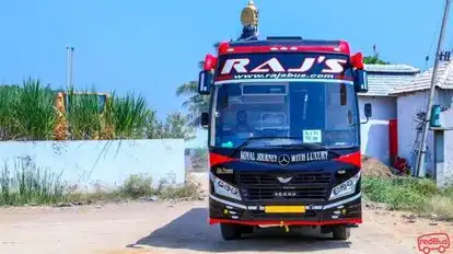 Raj’s Travels and Transports Bus-Front Image